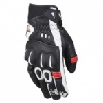 Furygan RG17 Glove - Blk,Wht&Red